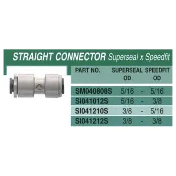 Příslušenství pro výčepní zařízení JG přímá redukce 9,5 x 8mm (Cobra) SS SI041012S