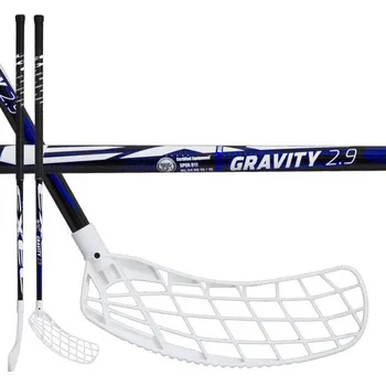 Florbalová hůl Exel Gravity 2.9 Blue 98cm (=109 cm) pravá kulatá (pravá ruka dole )