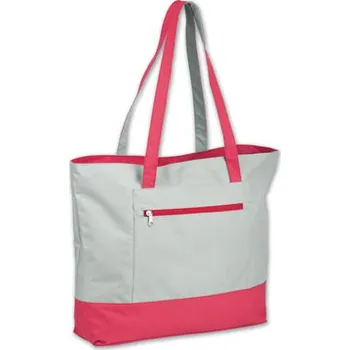 Plážová taška plážová taška s červeným pruhem (Zboží v doprodeji za zvýhodněnou cenu - před objednávkou doporučujeme ověřit aktuální skladové zásoby)