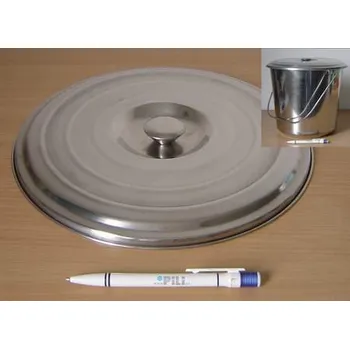 kbelík Vědro 10 lt nerez - Víko k vědru s kroužkem