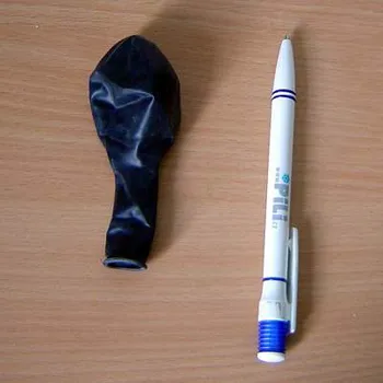 Balónek Balonky nafukovací černé, prodej po kusech