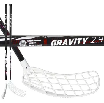 Florbalová hůl Exel Gravity 2.9 Red 98cm (=109 cm) levá kulatá (levá ruka dole )