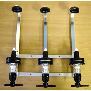 Dávkovač mýdla Držák na lahve 3 nástěnný + dávkovač 2cl PRIMA