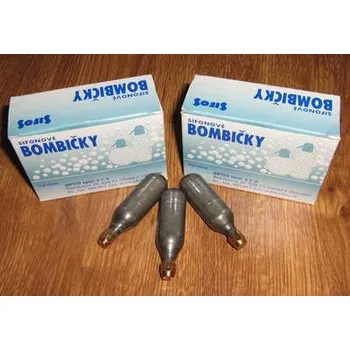 Příprava sody Bombičky sifonové CO2 8g výměnné kov+plyn c=10ks