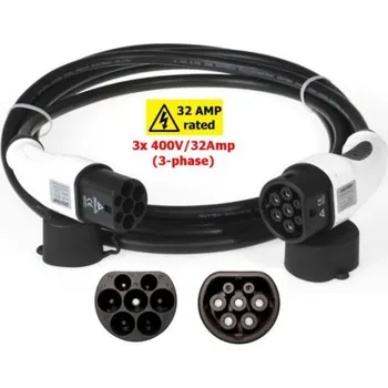 Nabíjecí kabel pro elektromobil Nabíjecí kabel Mennekes 32A samec-samice 3 fáze