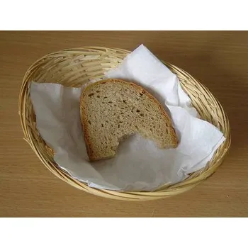 chlebník Ošatka na pečivo ovál 20x15cm bambus