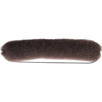 Výplň do drdolu Duko s gumičkou 12g - hnědá, 20 cm (5339-brown) + dárek zdarma
