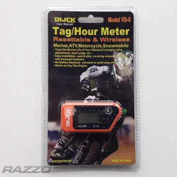 Měřič motohodin bezdrátový VanDijck HourMeter VD5 Wireless Orange