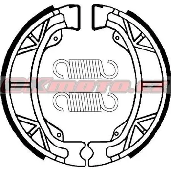 Brzdová destička Přední brzdové pakny SBS (Bendix) BA 012 - Kymco Maxer, 50ccm - 03>