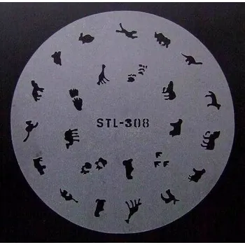 Airbrush šablona - zvířata