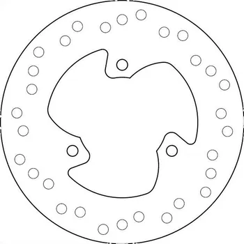 Brzdový kotouč Brembo (Itálie) Zadní brzdový kotouč Brembo - Aprilia SR R Factory, 50ccm - 03>04