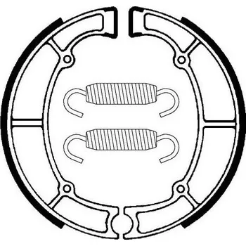 Brzdová destička Zadní brzdové pakny SBS (Bendix) BA 060 - Kawasaki VN CLASSIC 800ccm - 98>