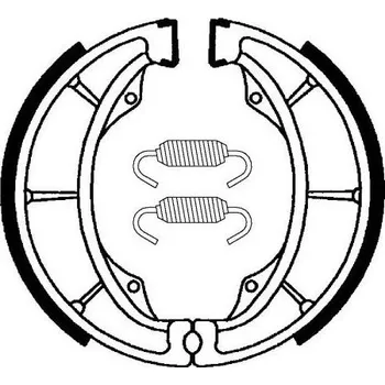 Brzdová destička Zadní brzdové pakny SBS (Bendix) BA 183 - Kawasaki BN ELIMINATOR A1, A2 125ccm - 98>99