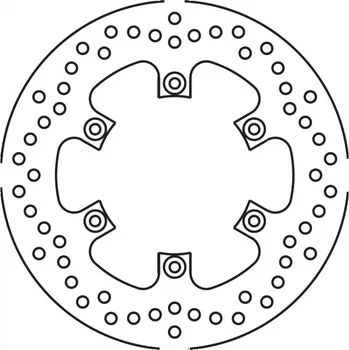 Brzdový kotouč Brembo (Itálie) Zadní brzdový kotouč Brembo - Kawasaki KDX, 220ccm - 03>05