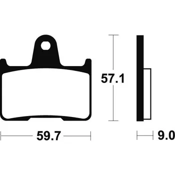 Brzdová destička Zadní brzdové destičky SBS 765LS - Suzuki GSF 650 Bandit, 650ccm - 05-05