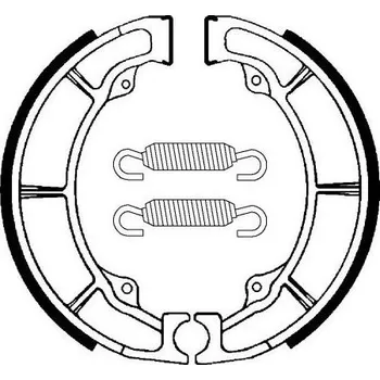 Brzdová destička Zadní brzdové pakny SBS 2038 - Kawasaki EL 252, 252ccm - 97-03