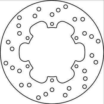 Brzdový kotouč Brembo (Itálie) Zadní brzdový kotouč Brembo - Vespa GT 60 Euro3, 250ccm - 06>07