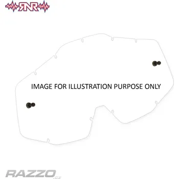 Motocyklové brýle Náhradní sklo RNR FOX Main Clear Lens čiré nemlžící