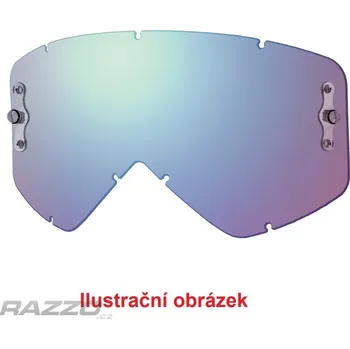 Motocyklové brýle Zrcadlové sklo Smith Piston Lens Chrom Sensor Mirrored