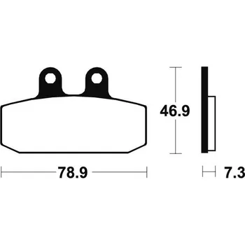 Brzdová destička Brembo (Itálie) Přední brzdové destičky Brembo 07006 - Aprilia Sportcity, 125ccm - 05>