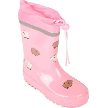 Dívčí holínky Playshoes Růžové holinky s ovečkami-vel.31