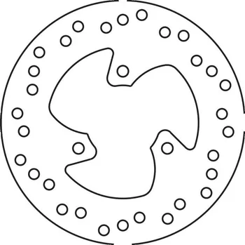 Brzdový kotouč Brembo (Itálie) Přední brzdový kotouč Brembo - Aprilia McGulliver, 50ccm - 98>