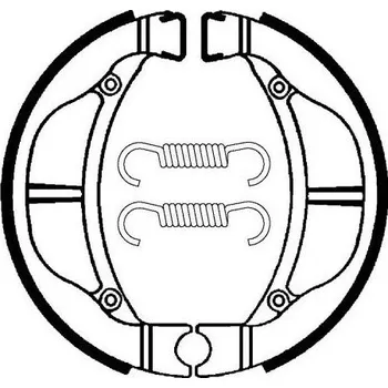 Brzdová destička Přední brzdové pakny SBS (Bendix) BA 093 - Kawasaki KLX 110ccm - 02>