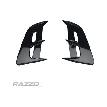 Helma na motorku Sada horních větráčků dětské helmy FOX V1 Kids Vent Set Black 2009-2016