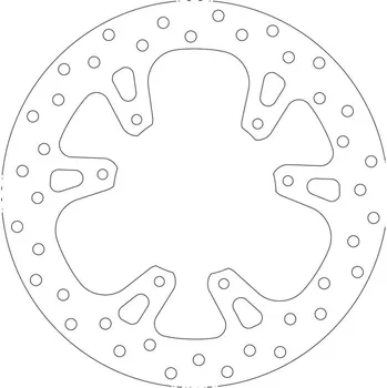 Brzdový kotouč Brembo (Itálie) Přední brzdový kotouč Brembo - Honda CR 125 E, 125ccm - 98-01