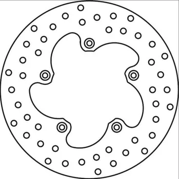 Brzdový kotouč Brembo (Itálie) Zadní brzdový kotouč Brembo - Aprilia Atlantic 500 Sprint, 500ccm - 06>
