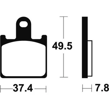 Brzdová destička Přední brzdové destičky SBS 838HS - Kawasaki ZZR 1400, 1400ccm - 06-19