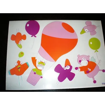Samolepící dekorace Babymoov-Samolepící dekorace 15kusů - Let balonem
