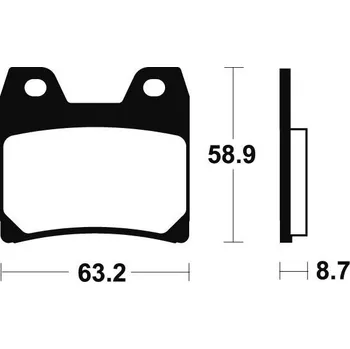 Brzdová destička Zadní brzdové destičky SBS 770LS - Yamaha FZS 1000 Fazer, 1000ccm - 01-05