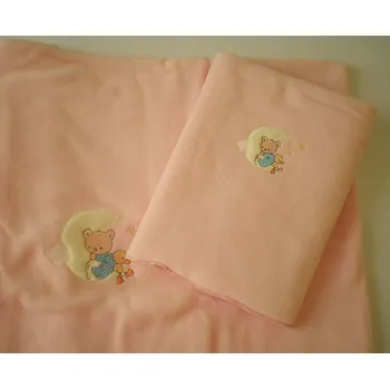 Příslušenství pro přepravu dětí Nikol Fleesové peřinky do kočárku - růžové