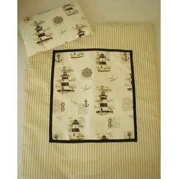 Povlečení MeeMee Béžové peřinky do kočárku 4 dílné