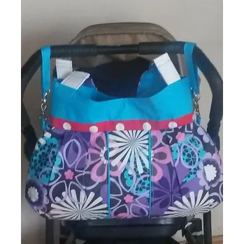 MeeMee Taška Tyrkysové květy