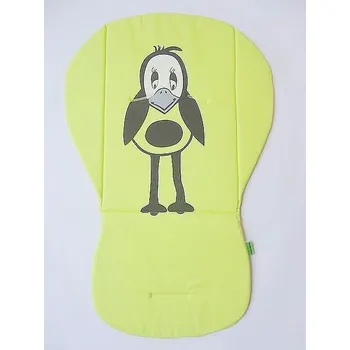 MeeMee Podložka do kočárku Bird - limetka