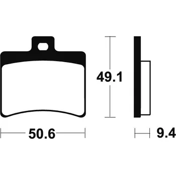 Brzdová destička Zadní brzdové destičky SBS 152HF - Aprilia Scarabeo 200 i.e., 200ccm - 12>