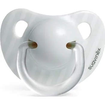 Suavinex Šidítko anatomické 0-6m silikon modrý proužek