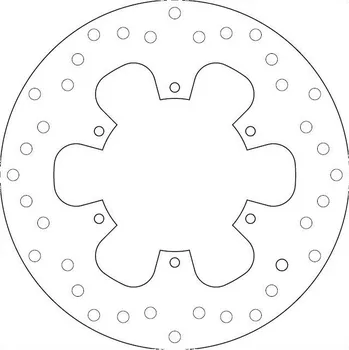 Brzdový kotouč Brembo (Itálie) Přední brzdový kotouč Brembo - Piaggio MP3 IE LT, 300ccm - 10>10