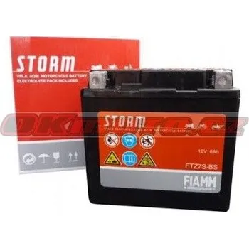Motobaterie Fiamm (Itálie) Motobaterie Fiamm FTZ7S-BS, 12V, 6Ah