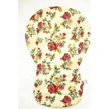 Příslušenství pro přepravu dětí MeeMee Podložka do kočárku Růže smetanová