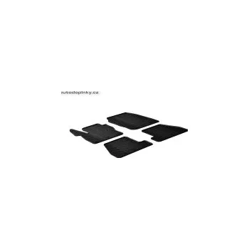 autokoberec Přesné gumové rohože Ford Focus 3/5dv. -- od roku výroby 2011- (4 dílná sada s fixací) SLEVA 5%