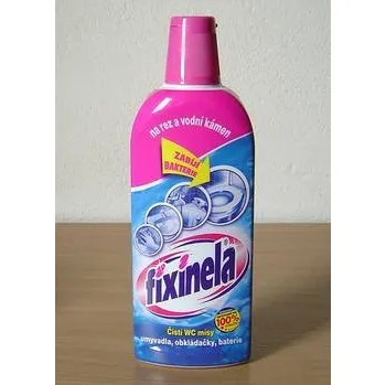 WC čistič WC čistič FIXINELA (+umyvadla,obklady) 500 ml na vodní kámen