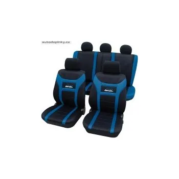 Potah sedadla Univerzální autopotahy typ Super-Speed barva černá/modrá (11-ti dílná sada pro celé auto)