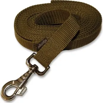 Vodítko pro psa Firedog Stopovací vodítko 25mm/6m khaki hrubé