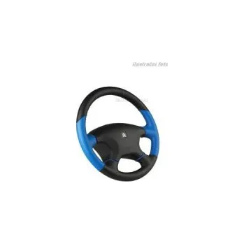 Potah na volant ISOTTA potah volantu CLASSIC kůže černomodrý Renault Megane I -- rok výroby 96-2003 (určeno pro 3 ramenný volant)