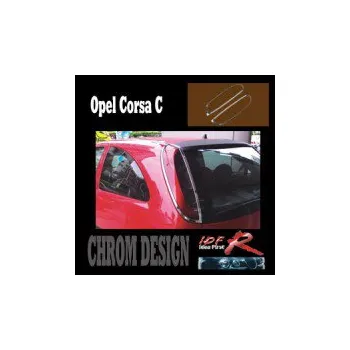 Chromové rámečky zadních světlometů Opel Corsa C od roku výroby 02-
