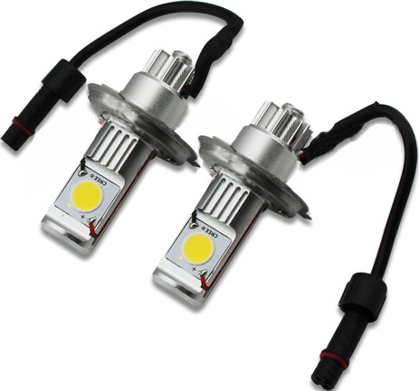 LED žárovky H11 do světlometů (set), 1800Lumen, nehomologovaná, bílá 