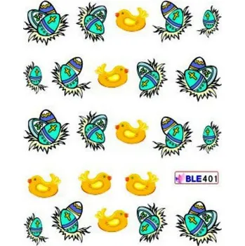 Umělé nehty NehtyShop Velikonoční vodolepky 401